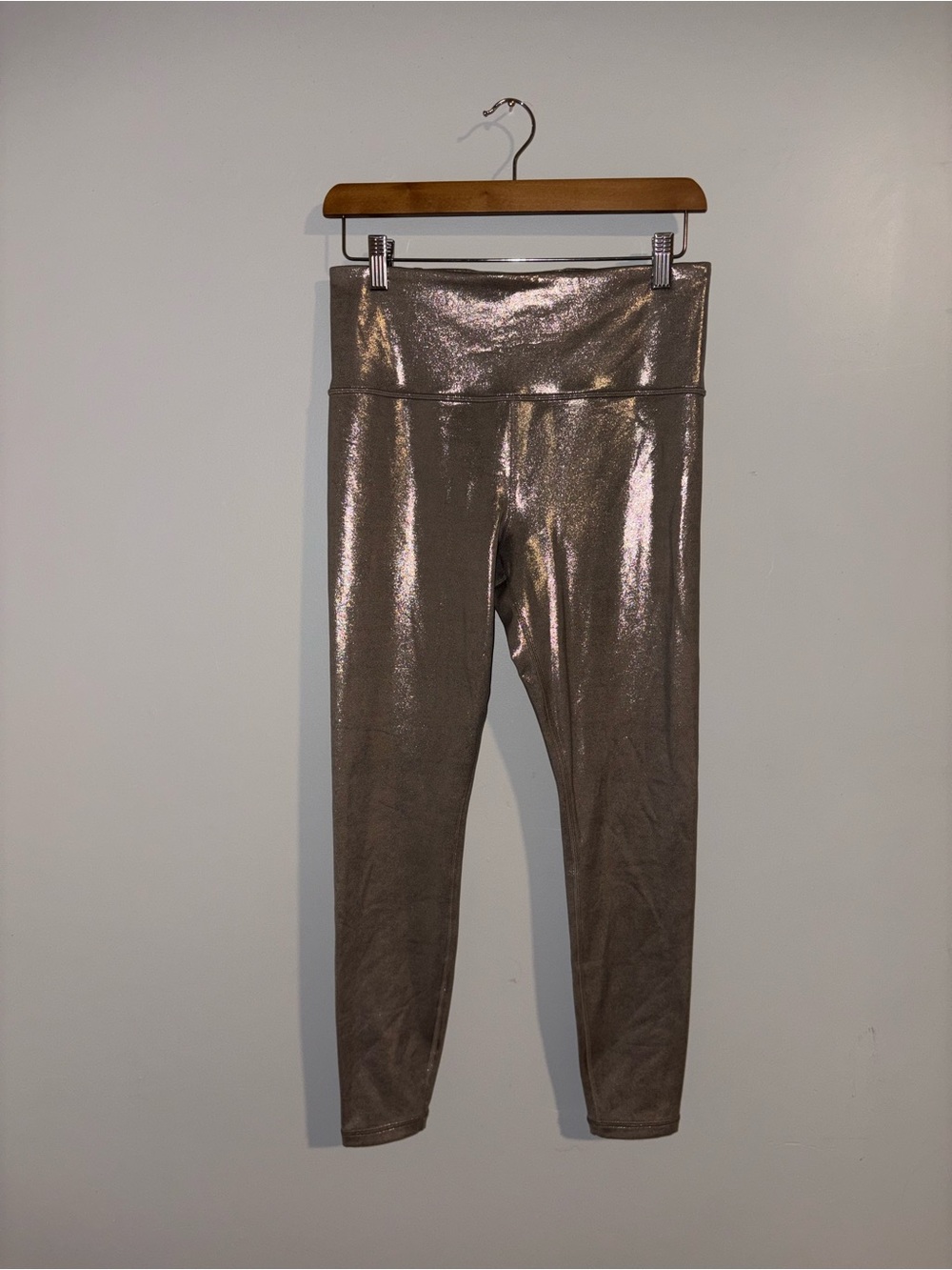 Athleta | Gold Sheen Leggings